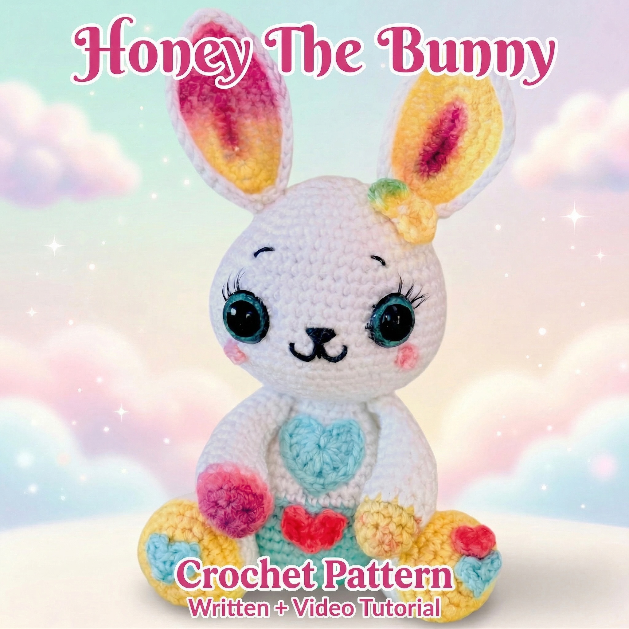Bunny Crochet Pattern PDF | Easy Bunny Amigurumi | Beginner Friendly Tutorial