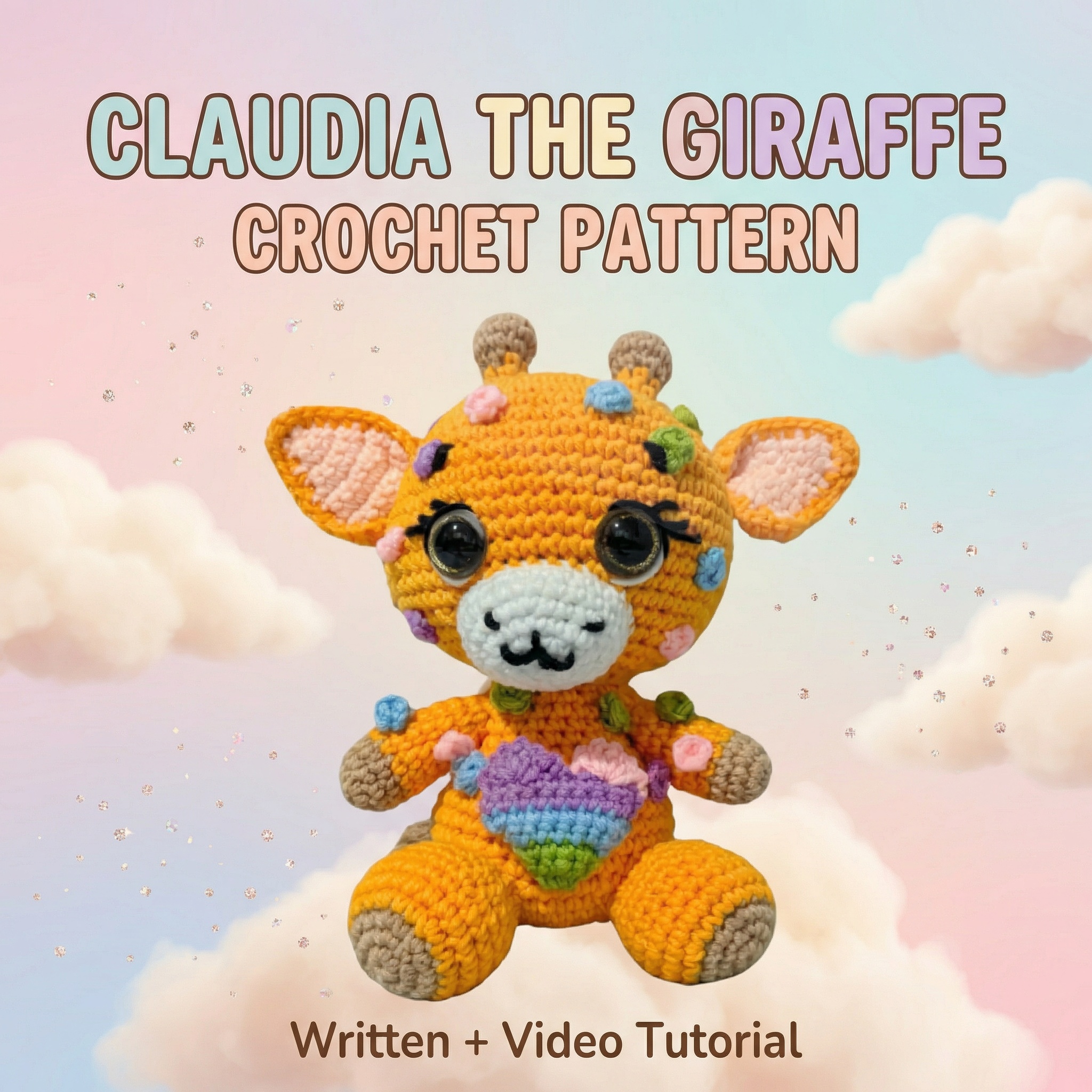 Giraffe Crochet Pattern PDF | Easy Giraffe Amigurumi | Beginner Friendly Tutorial
